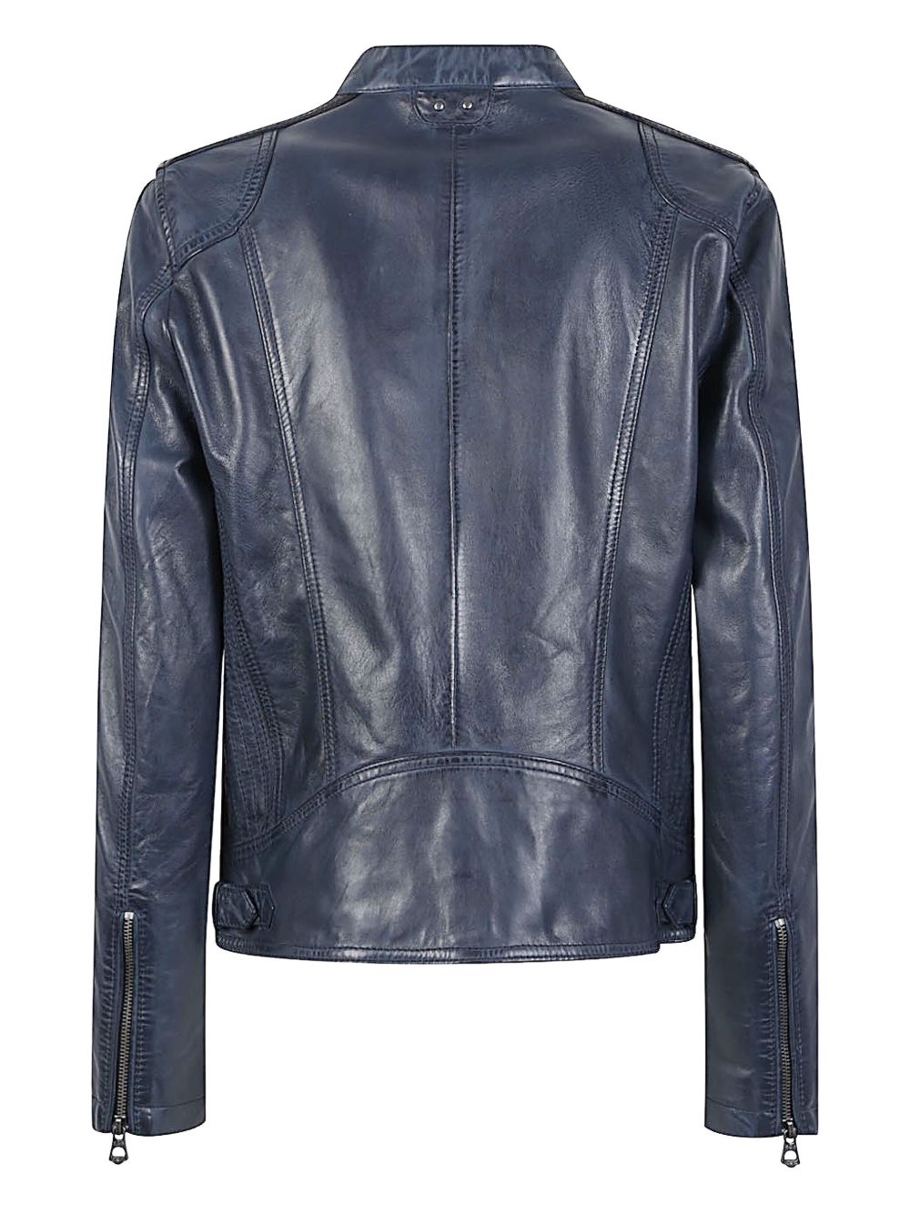 DAYTONA 73 Blue Lambskin Jacket — Vintage Racing Moto