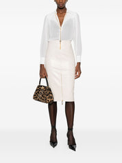 Elisabetta Franchi Skirts White pencil midi