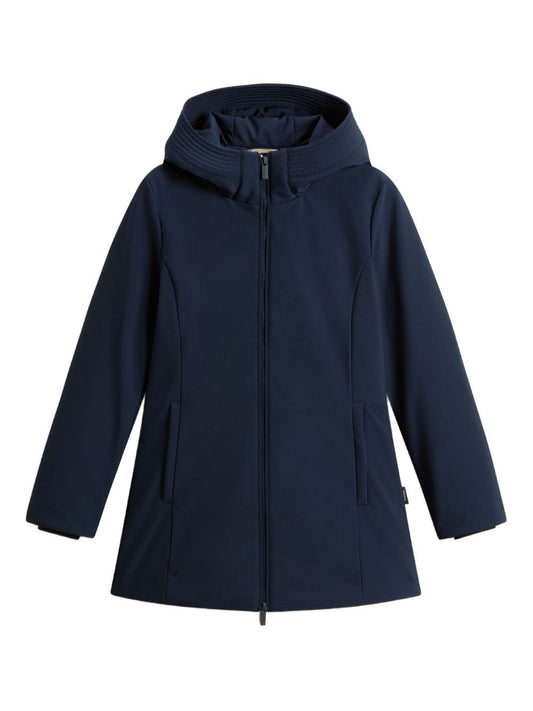Woolrich Blue Coats — Elegant Outerwear for Women