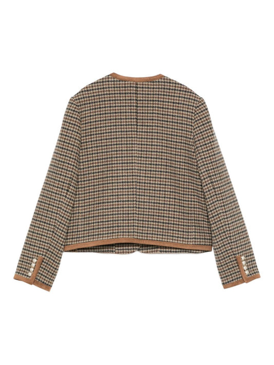 Vestes Dunst en tweed de laine marron