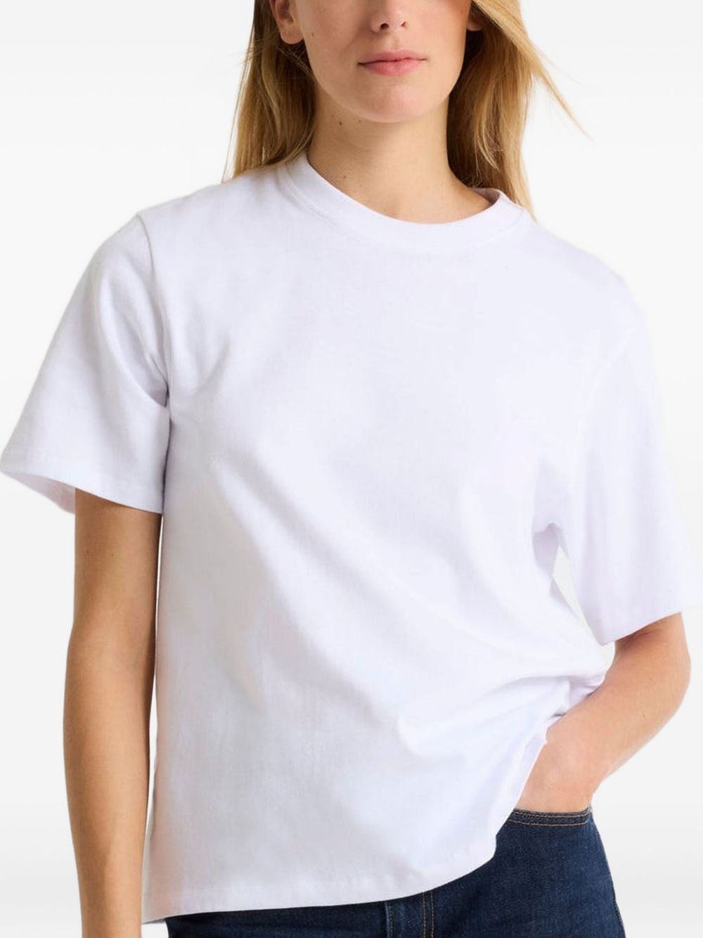 T-shirts et polos Majestic en coton biologique blanc