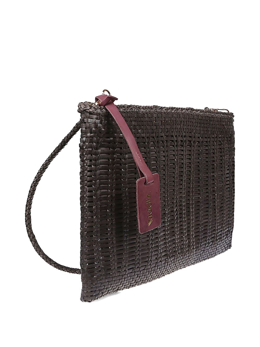 VIPERA Bags.. Green leather clutch