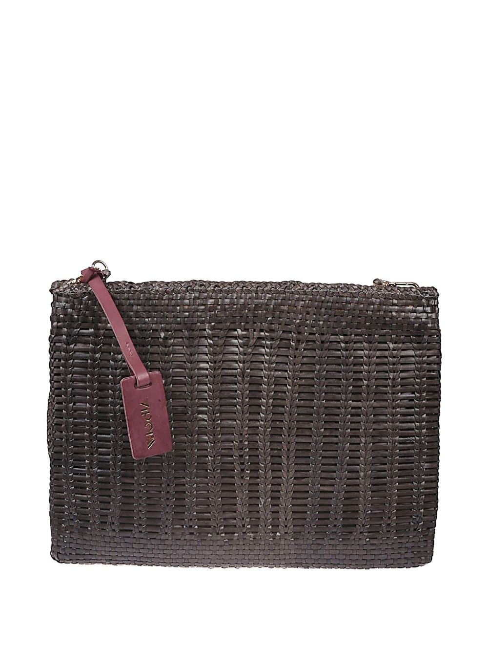 VIPERA Bags.. Green leather clutch