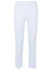 Pantalones Via Masini 80 azul claro pierna recta