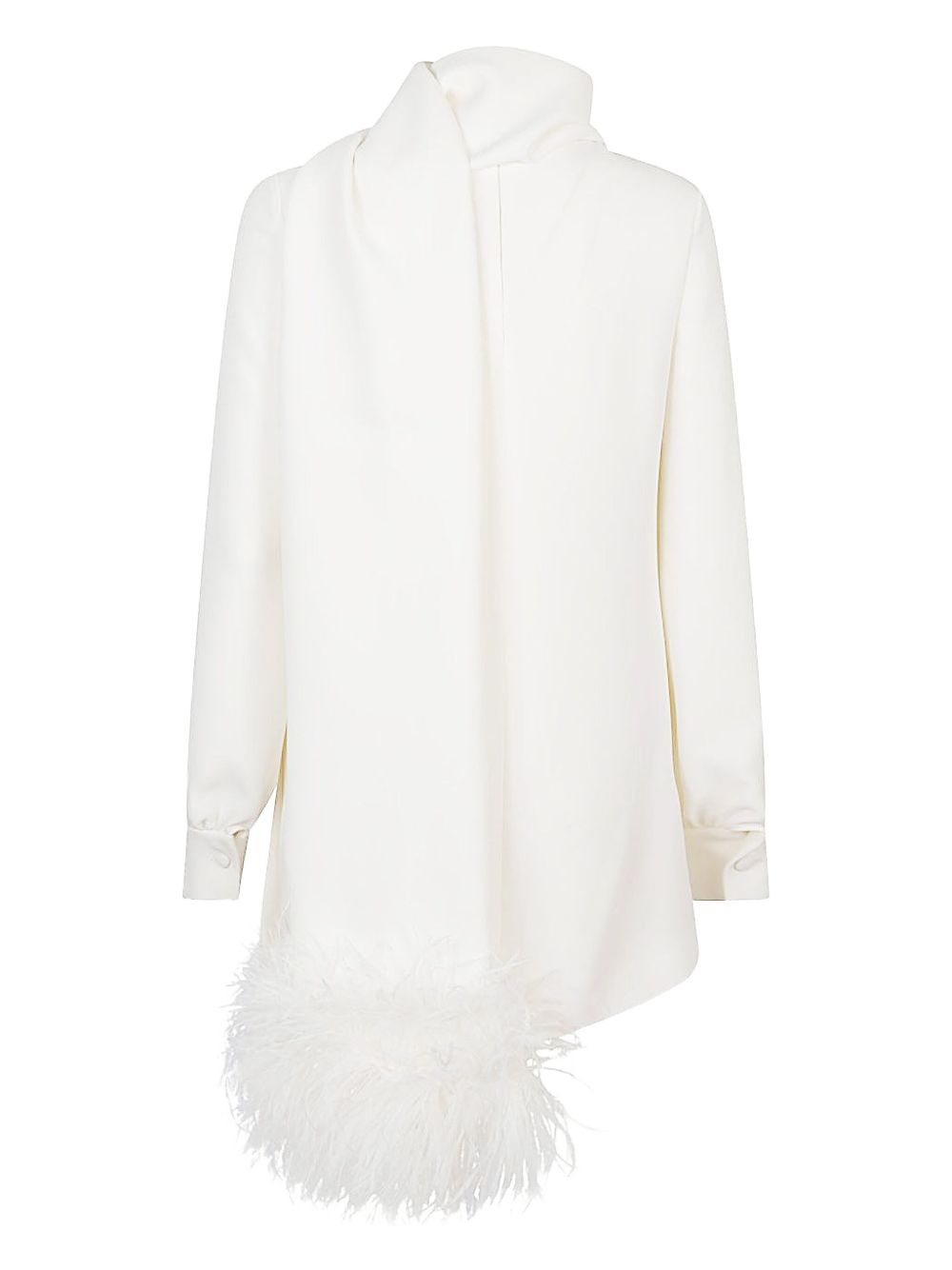 Valentino Top Ivory with Feather Shawl