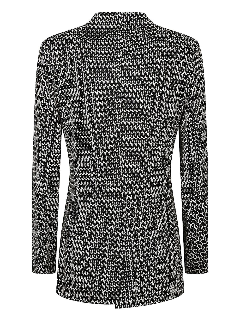 Chaquetas Siyu Viscosa estampada negra