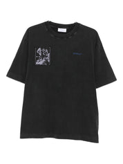 Off White T-shirts and Polos Black cotton