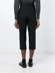Comme Comme Trousers Black — Silk & Nylon Trousers