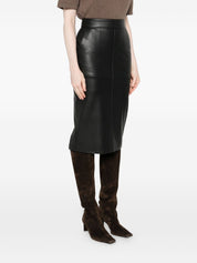 Elisabetta Franchi Skirts Black — Sculpted Italian Elegance
