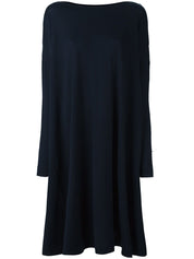Daniela Gregis Dresses — Dark Blue Wool Boat‑Neck