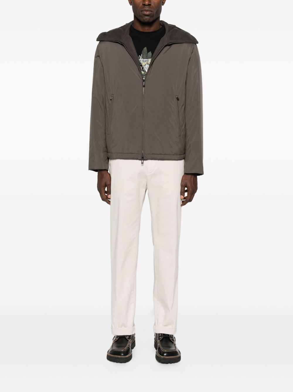 EMPORIO ARMANI CAPSULE Coats Grey