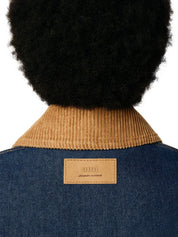 Ami Paris Blue Men's Coat