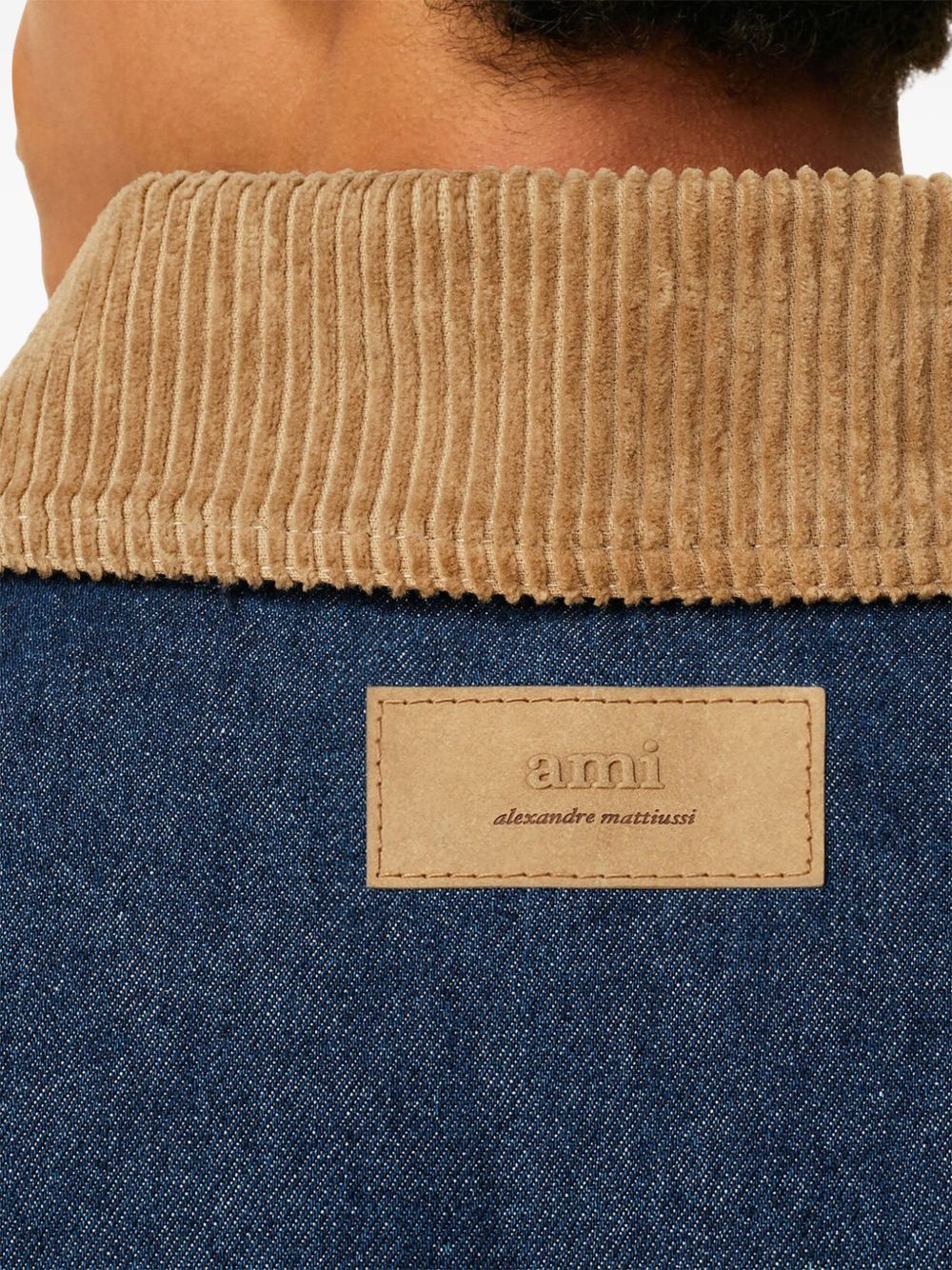 Ami Paris Blue Men's Coat