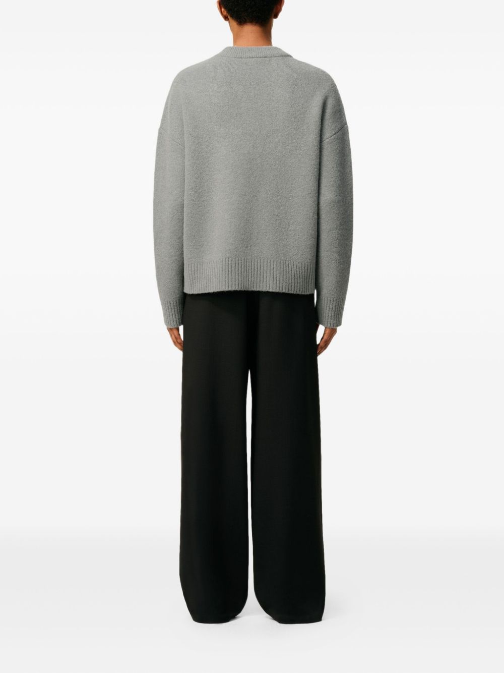 Ami Paris Sweaters Grey