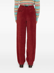 WHITE SAND Trousers Bordeaux