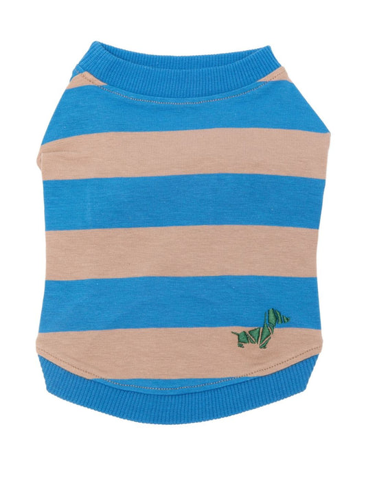 POLDO DOG COUTURE Blue Cotton T‑Shirt Accessory