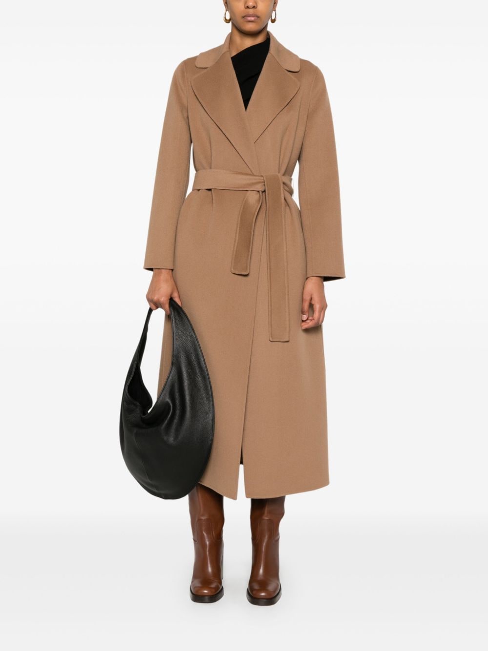 S Max Mara Camel Wool Coat