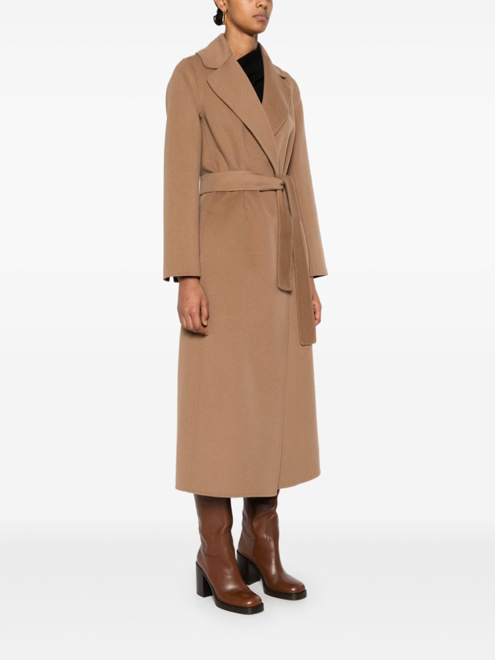 S Max Mara Camel Wool Coat