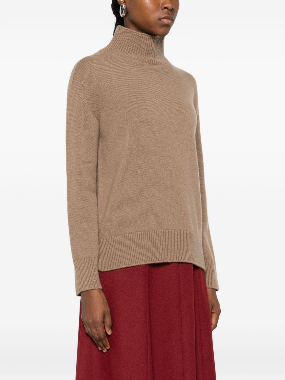 S Max Mara Camel Wool Sweater