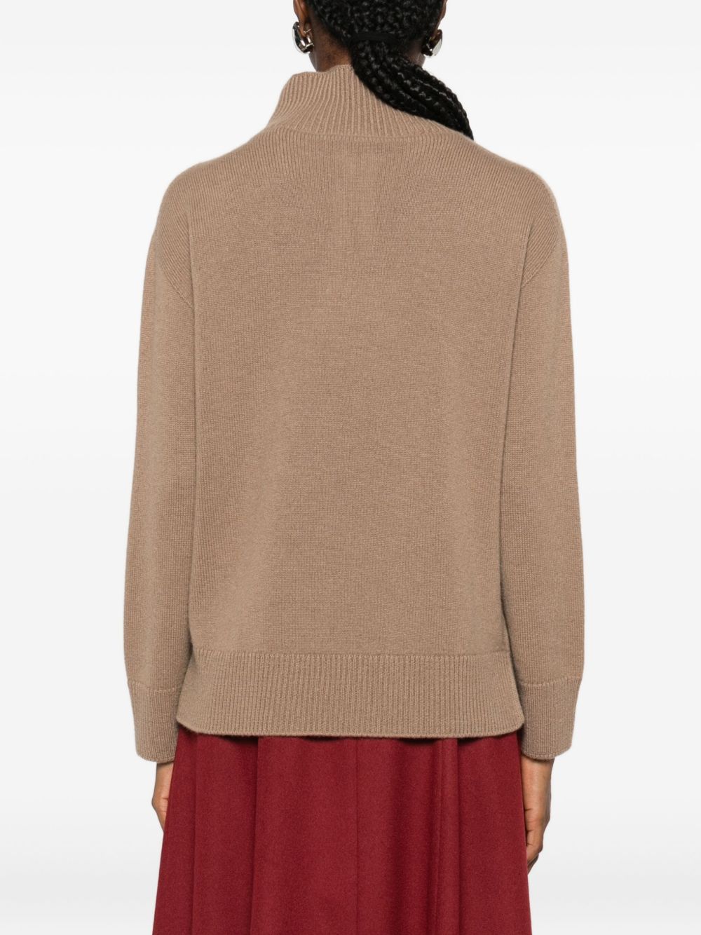 S Max Mara Camel Wool Sweater