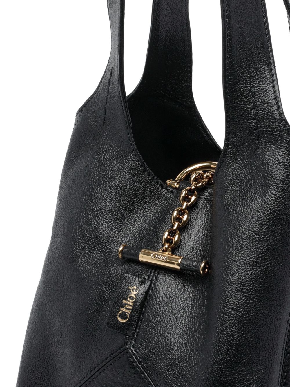 Chloé Shopper Bag in Black Leather