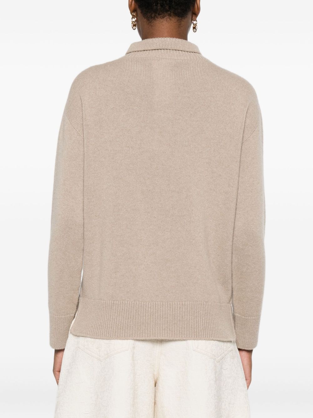 S Max Mara Beige Wool Sweater