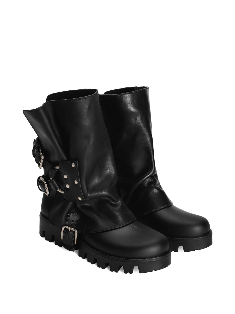 Dolce & Gabbana Black Leather Boots