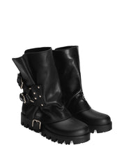 Dolce & Gabbana Black Leather Boots