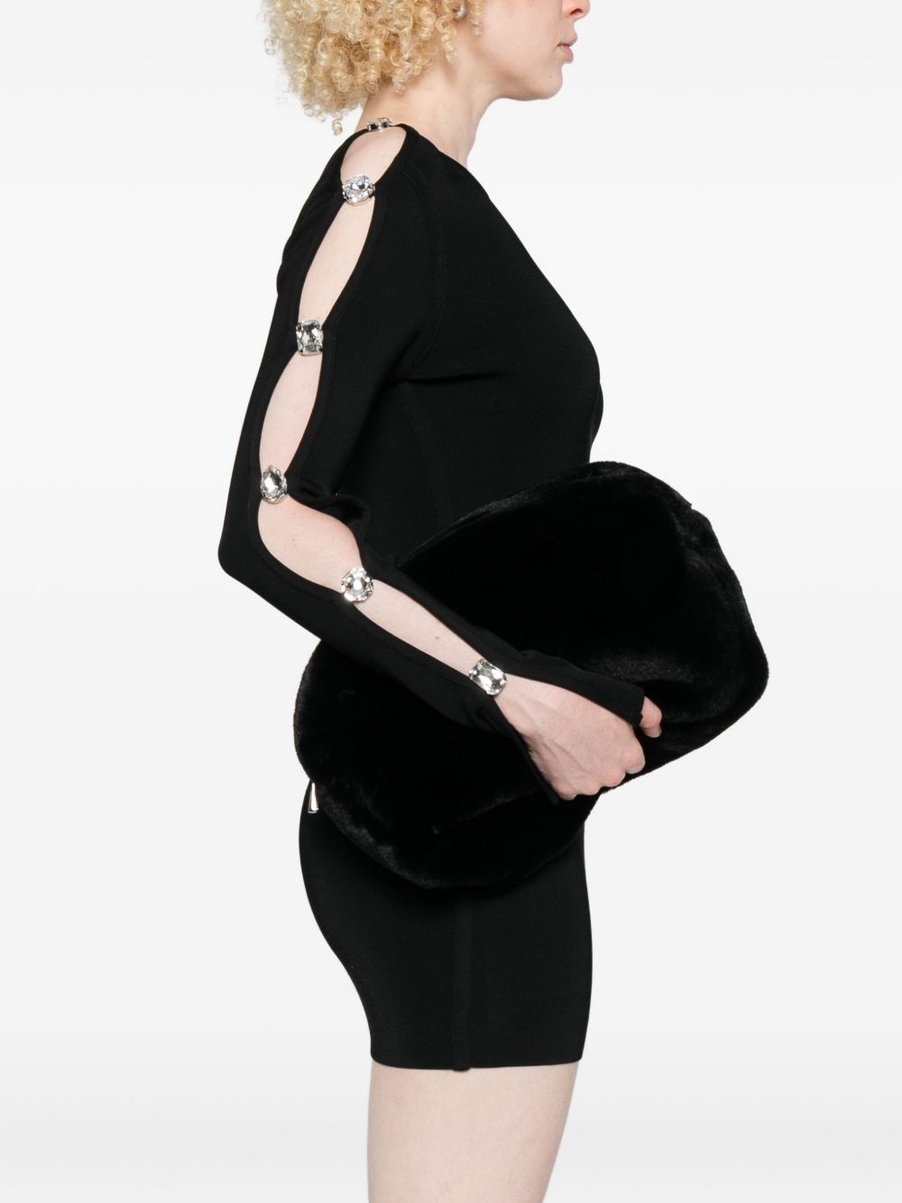 apPARIS Black Leather Wallet