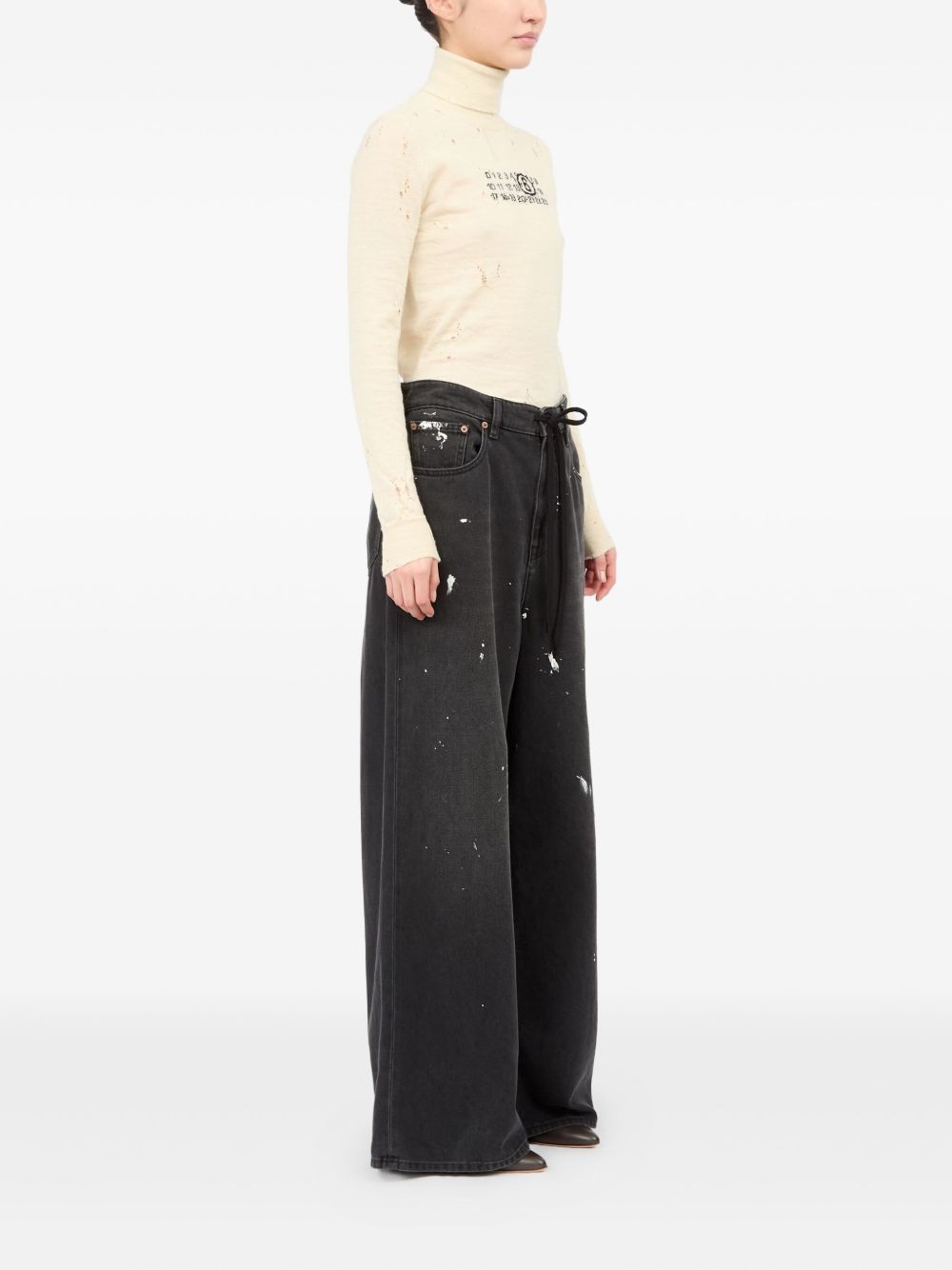 MM6 Maison Margiela Black Denim Jeans