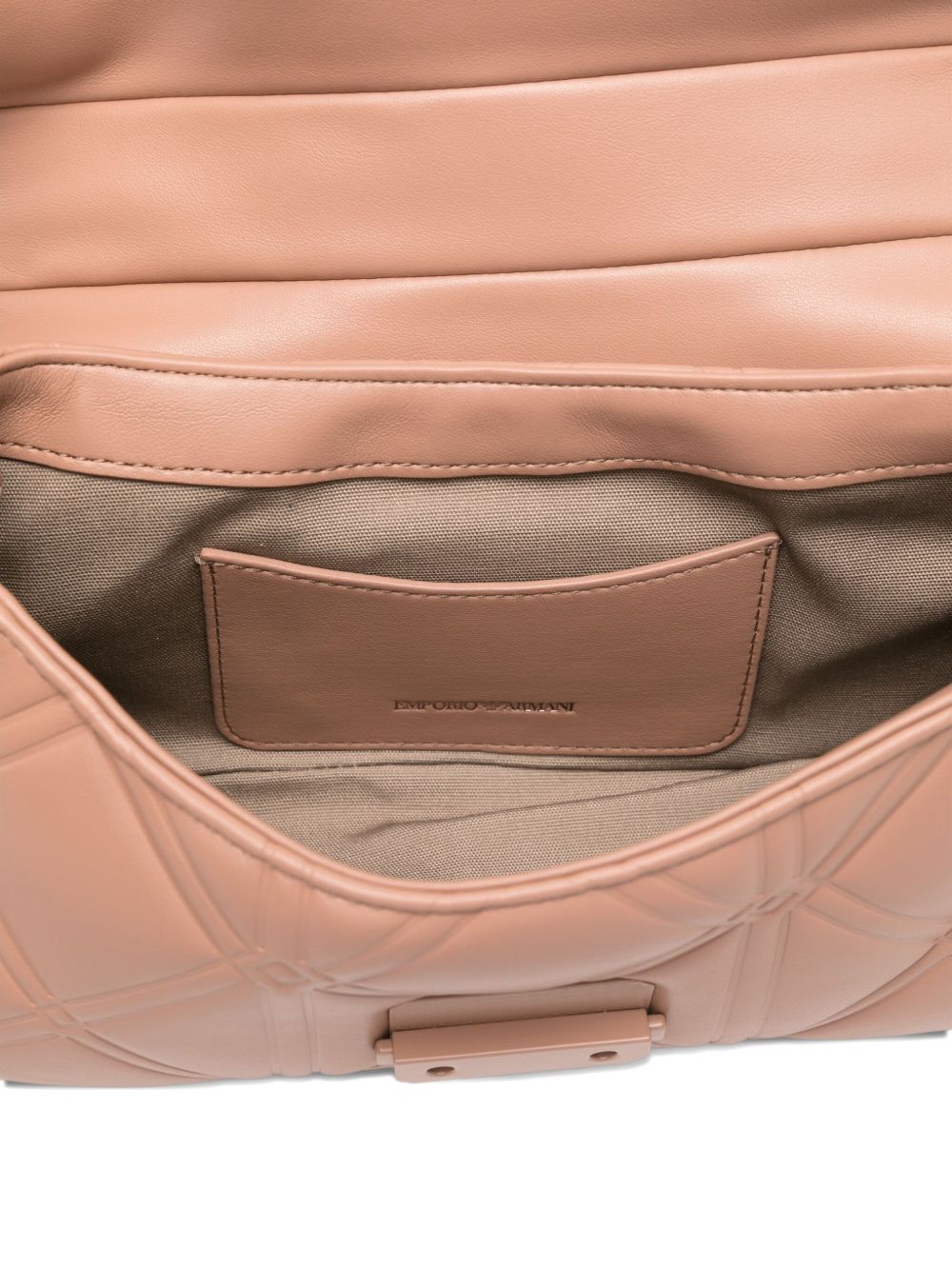 Emporio Armani Beige Shoulder Bag