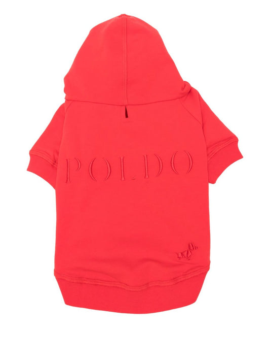 Red Designer Accessory — POLDO DOG COUTURE Hoodie