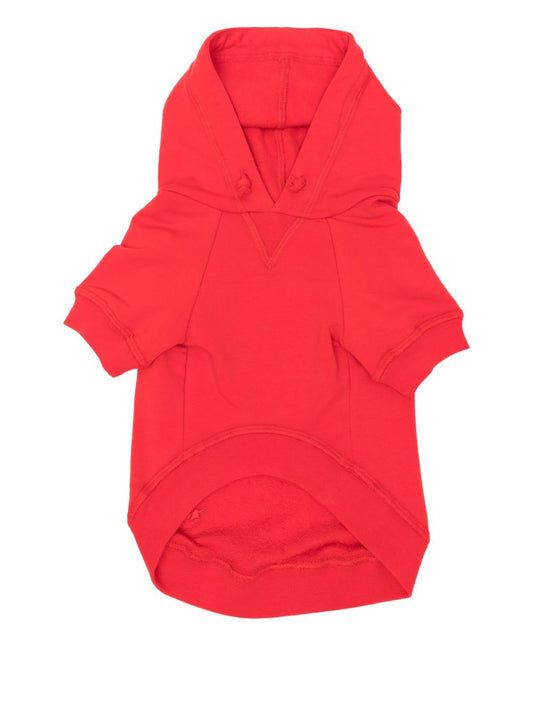 Red Designer Accessory — POLDO DOG COUTURE Hoodie
