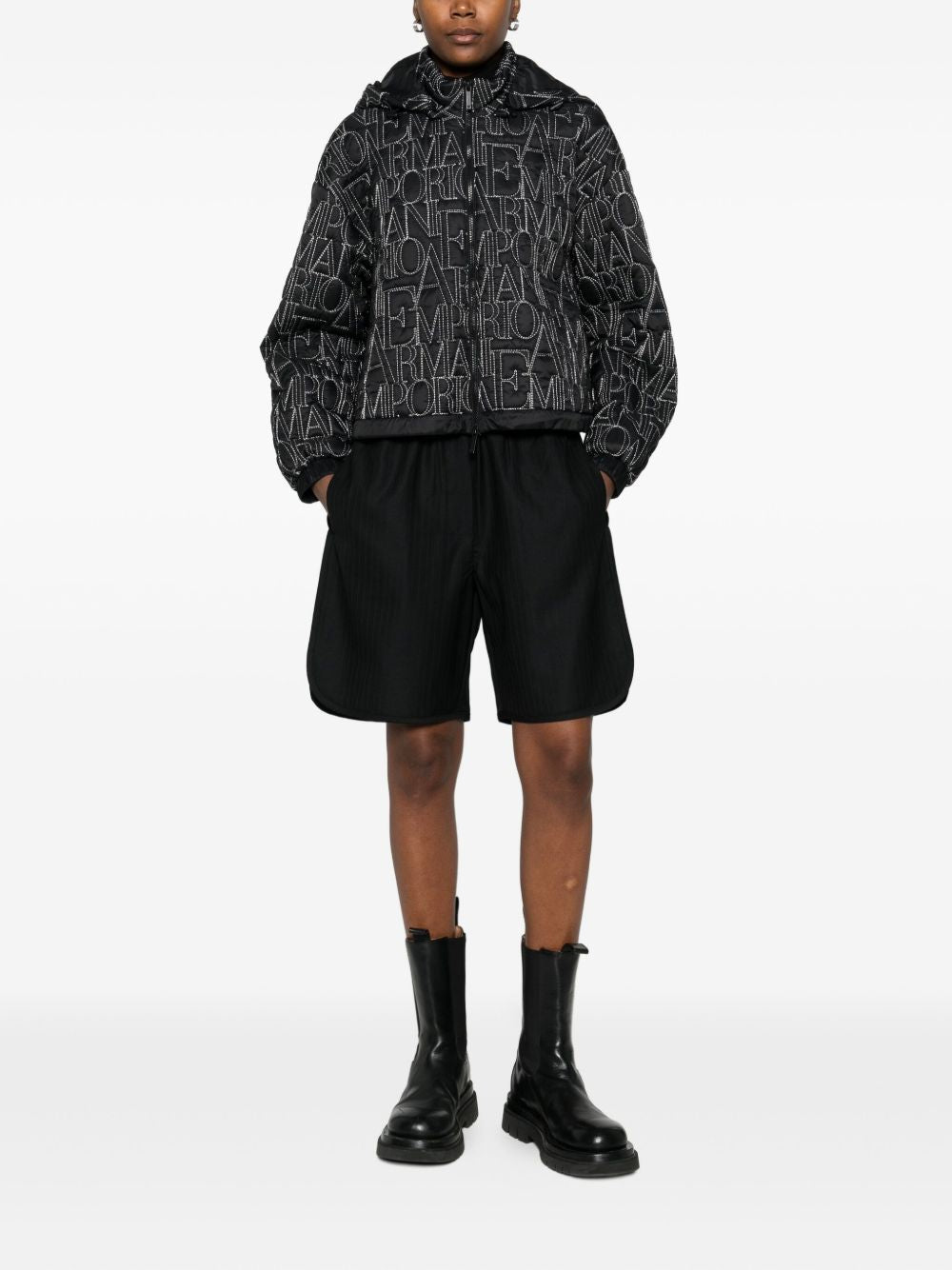 Emporio Armani Black Women's Coat