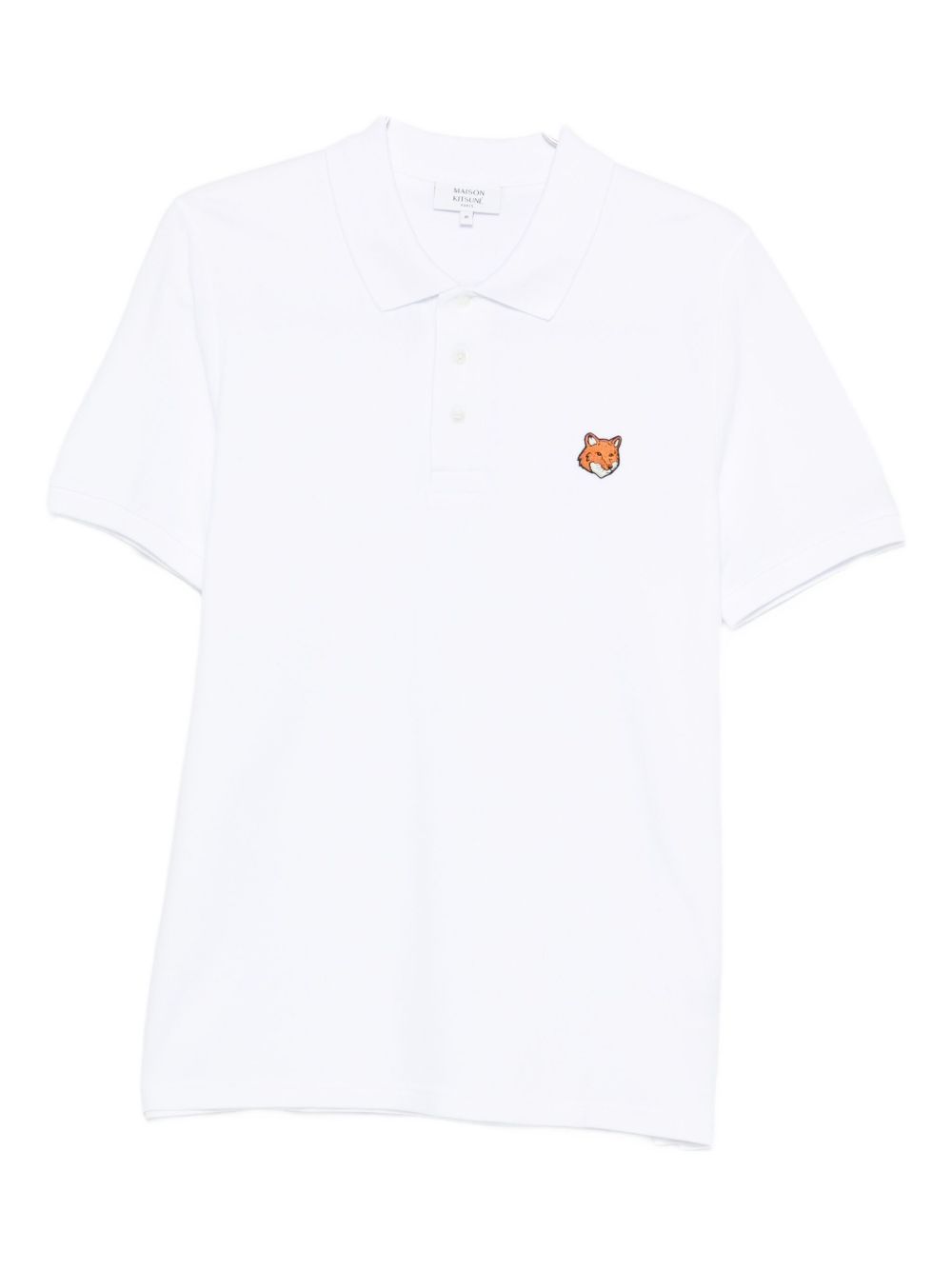 Maison Kitsuné White Cotton T‑Shirt