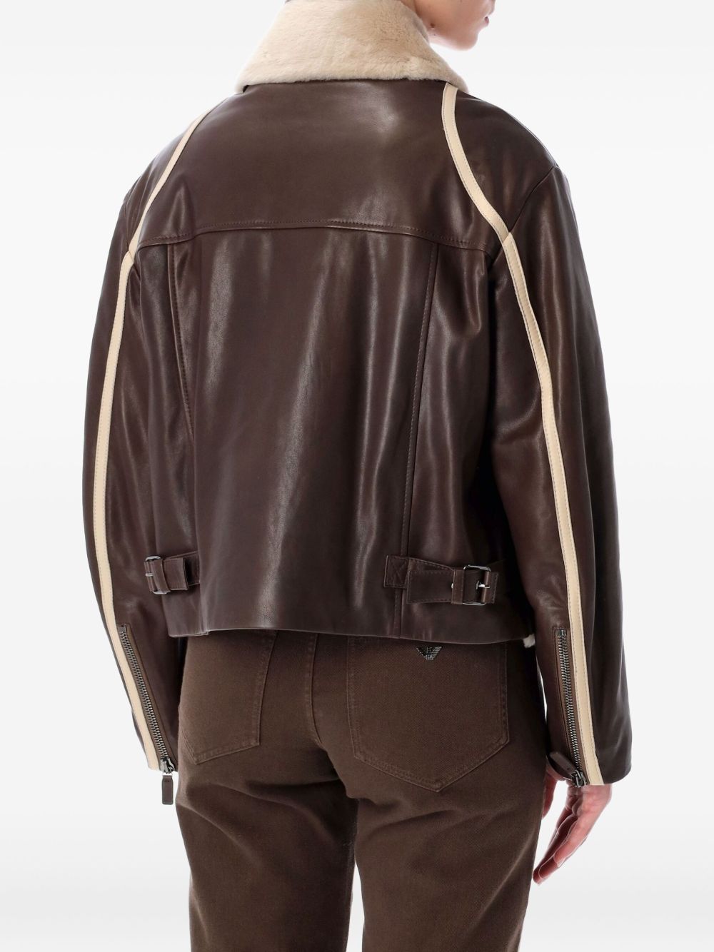 Emporio Armani Jackets Brown