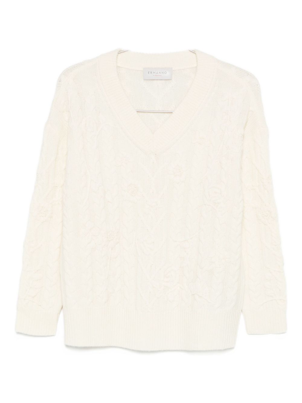 Ermanno Firenze Beige Sweater