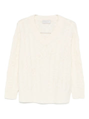 Ermanno Firenze Beige Sweater