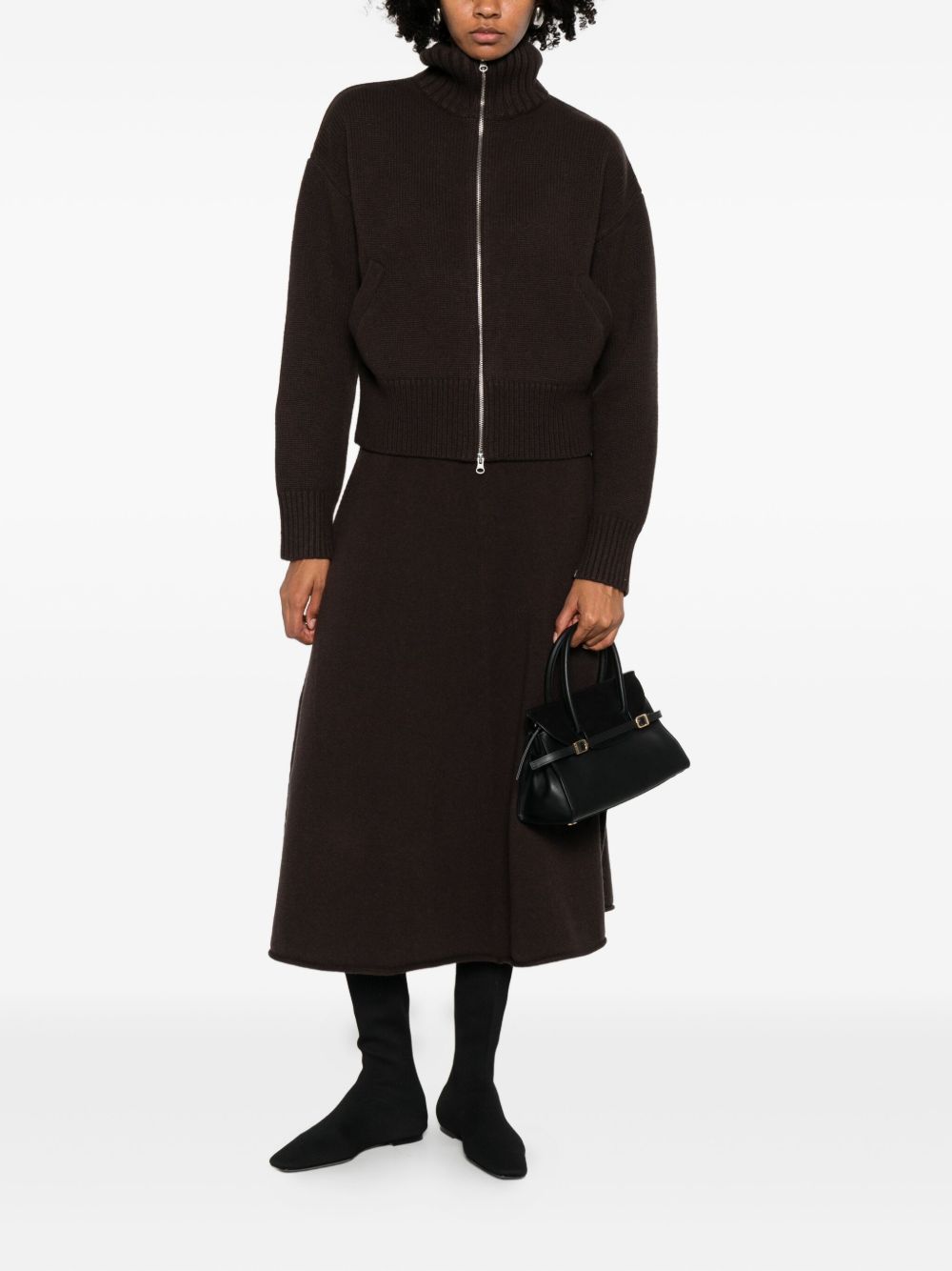 EXTREME CASHMERE Brown Skirt