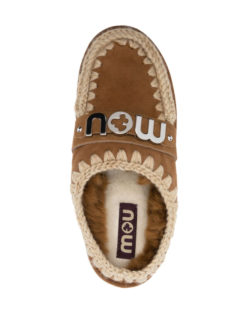 Mou Brown Leather Sandals