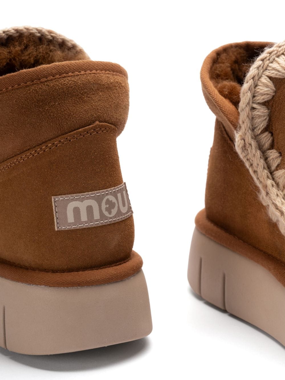Mou Brown Leather Boots