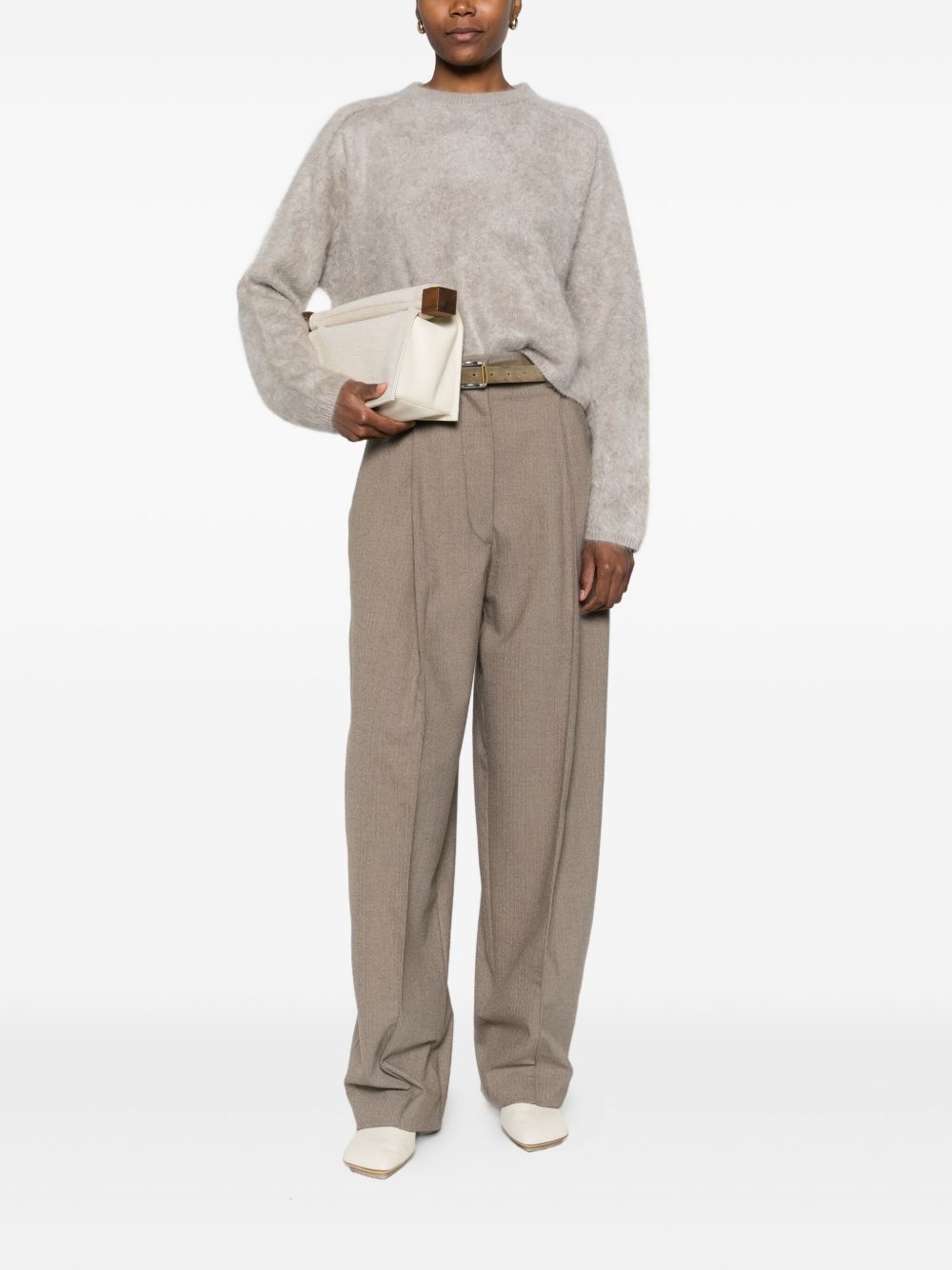 Soft Goat Beige Sweater for Women