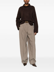 Soft Goat Brown Wool Sweater