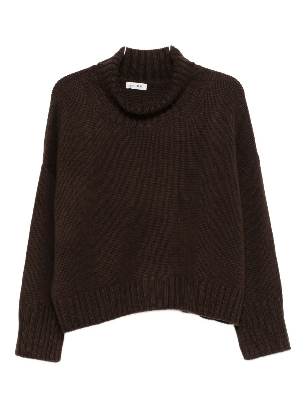 Soft Goat Brown Wool Sweater