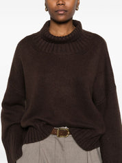 Soft Goat Brown Wool Sweater
