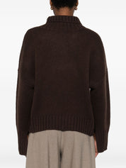 Soft Goat Brown Wool Sweater