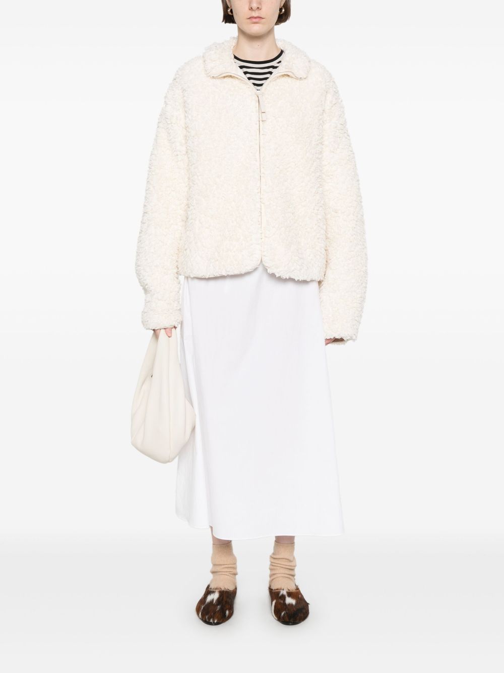 Jil Sander Plus White Jacket