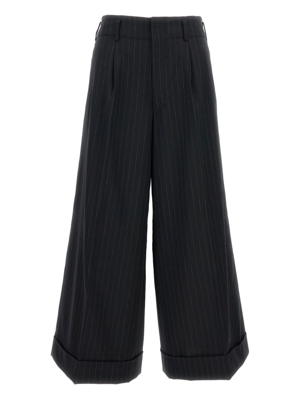 Comme Des Garcons Black Wool Trousers