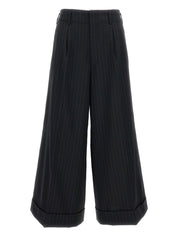 Comme Des Garcons Black Wool Trousers