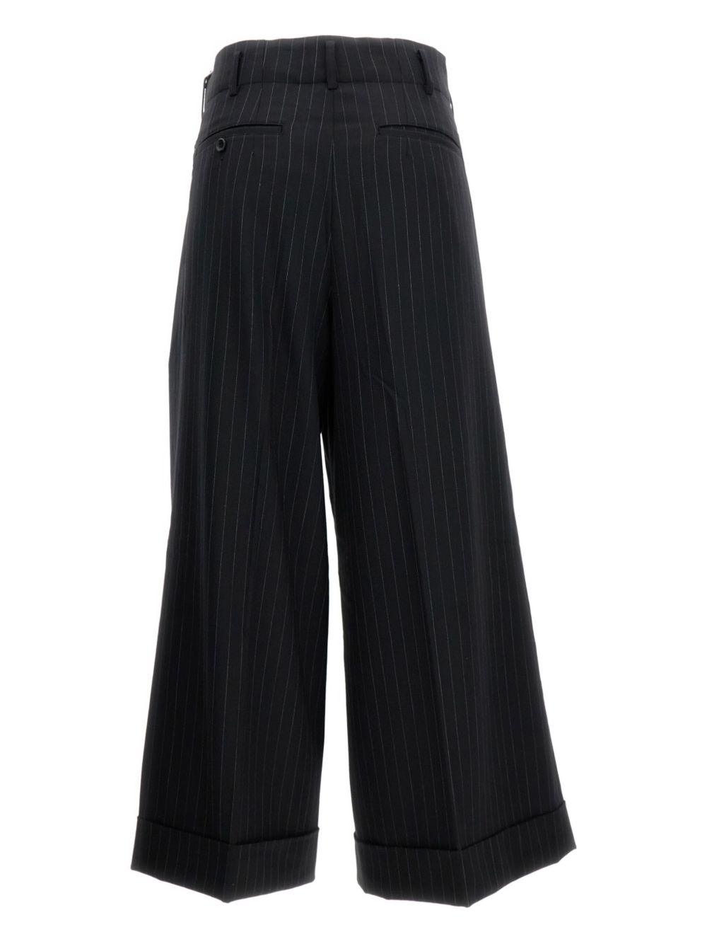 Comme Des Garcons Black Wool Trousers
